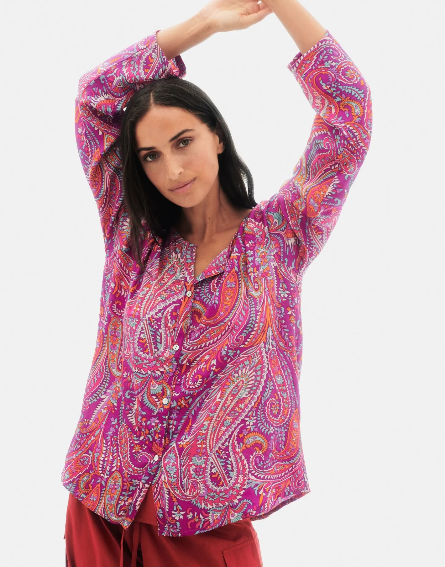 Natura Selection Camisas Y Blusas^Camisa Paisley