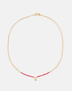 Natura Selection Bisutería^Collar Oro Beads Minicharm