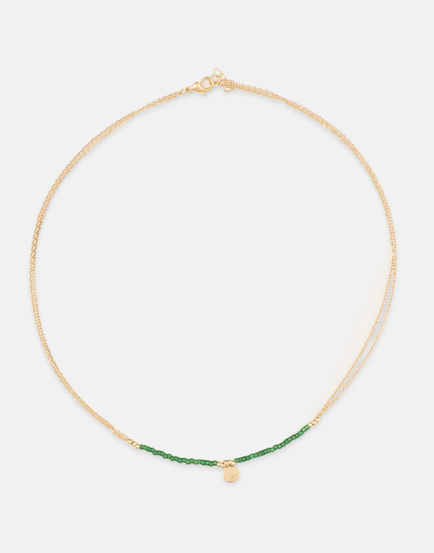 Natura Selection Bisutería^Collar Oro Beads Minicharm