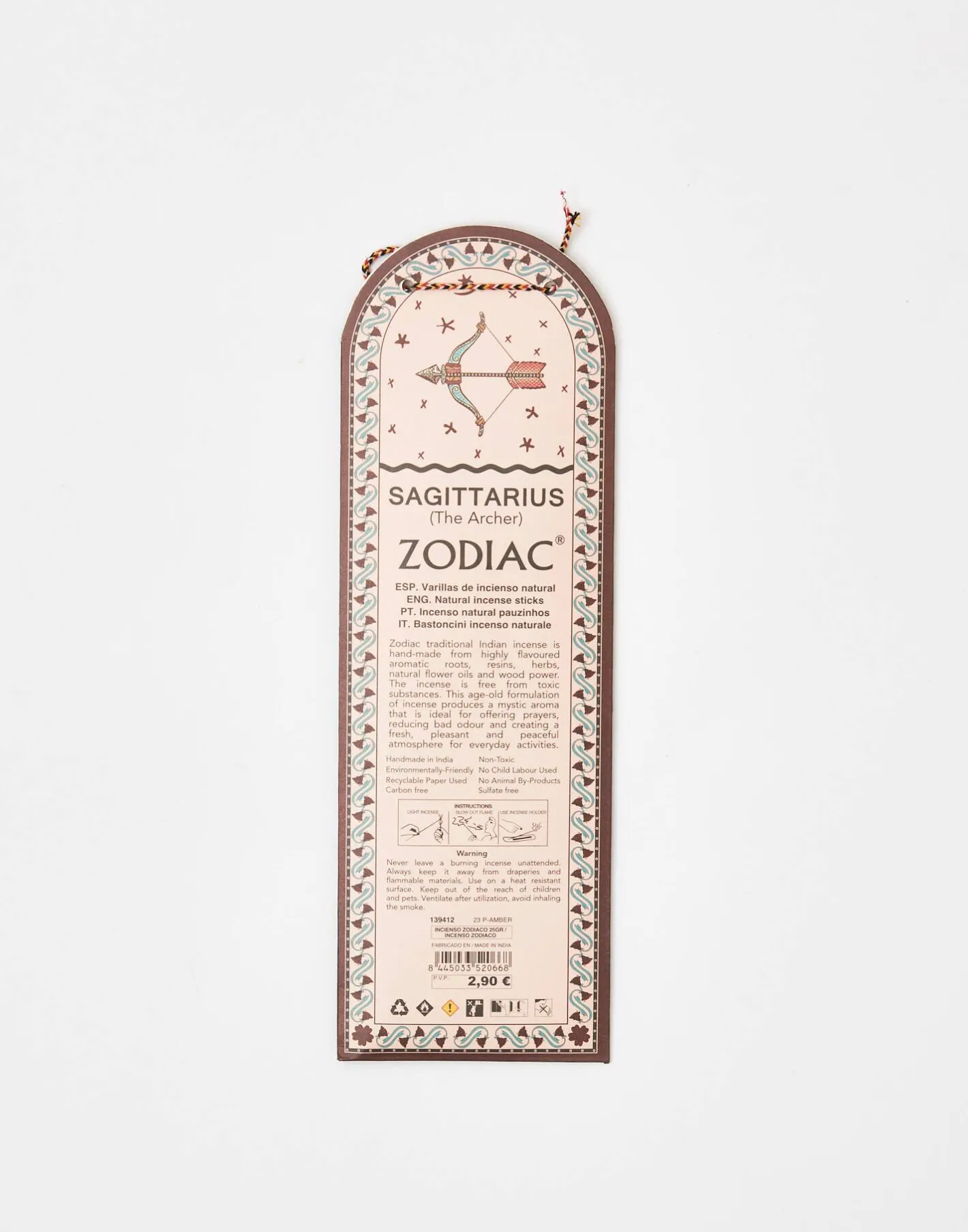 Natura Selection Aromas Y Difusores|Inciensos^Incienso Zodiaco 25gr