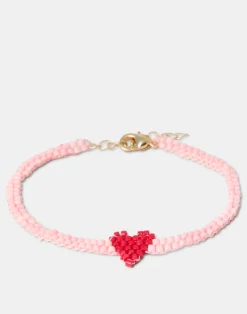 Natura Selection Bisutería^Pulsera Beads Corazón