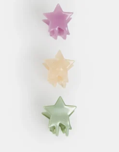 Natura Selection Otros Accesorios^Set 3 Pinzas Pelo Estrellitas