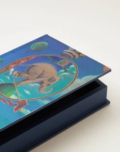 Natura Selection Decoración^Caja Libro Elefante